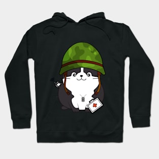 First aid military fat cat Hoodie